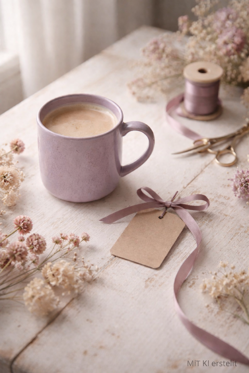 geschenkideen-tasse-lila-wortmelodie-moments