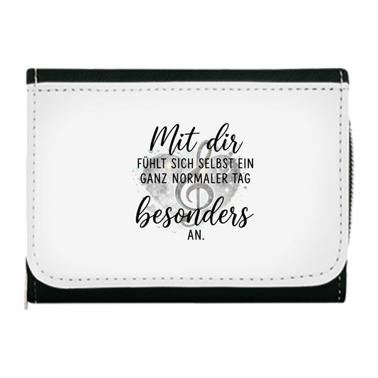 Geldbörse Mit dir FÜHLT SICH SELBST