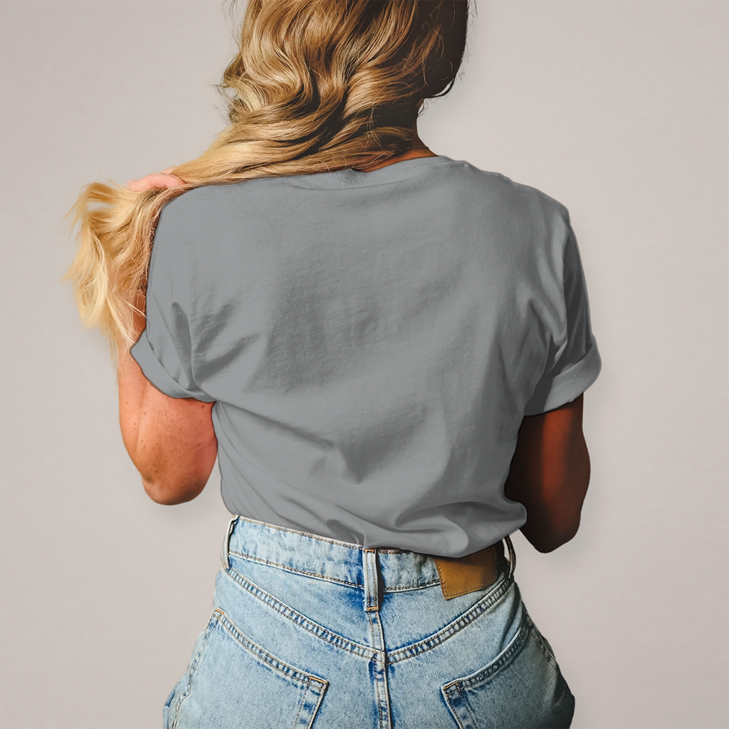 Damen T-Shirt – „Du bist die Stille, die ich nicht erklären kann" | Wortmelodie Moments – aus Baumwolle – Bild 6