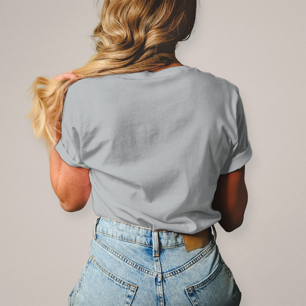 Damen T-Shirt – „Du bist die Stille, die ich nicht erklären kann" | Wortmelodie Moments – aus Baumwolle – Bild 2
