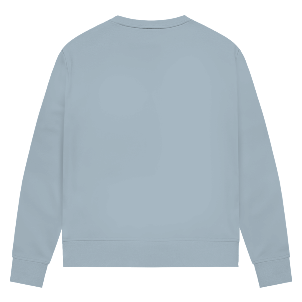 Damen Premium Bio Sweatshirt – „Du bist die Stille, die ich nicht erklären kann" | Wortmelodie Moments – aus Baumwolle – Bild 2