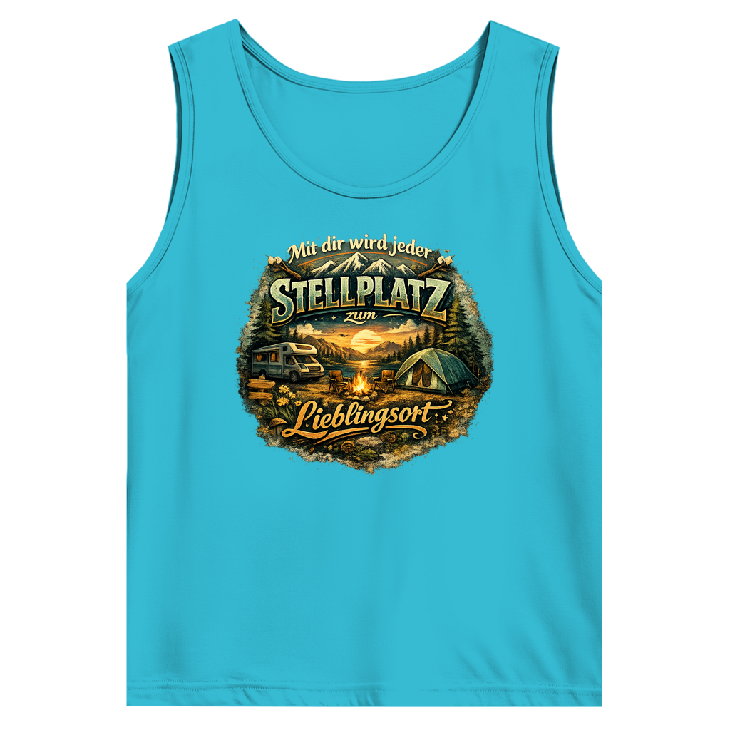 Herren Basic Tank Top Mit dir wird jeder Stellplatz zum Lieblingsort