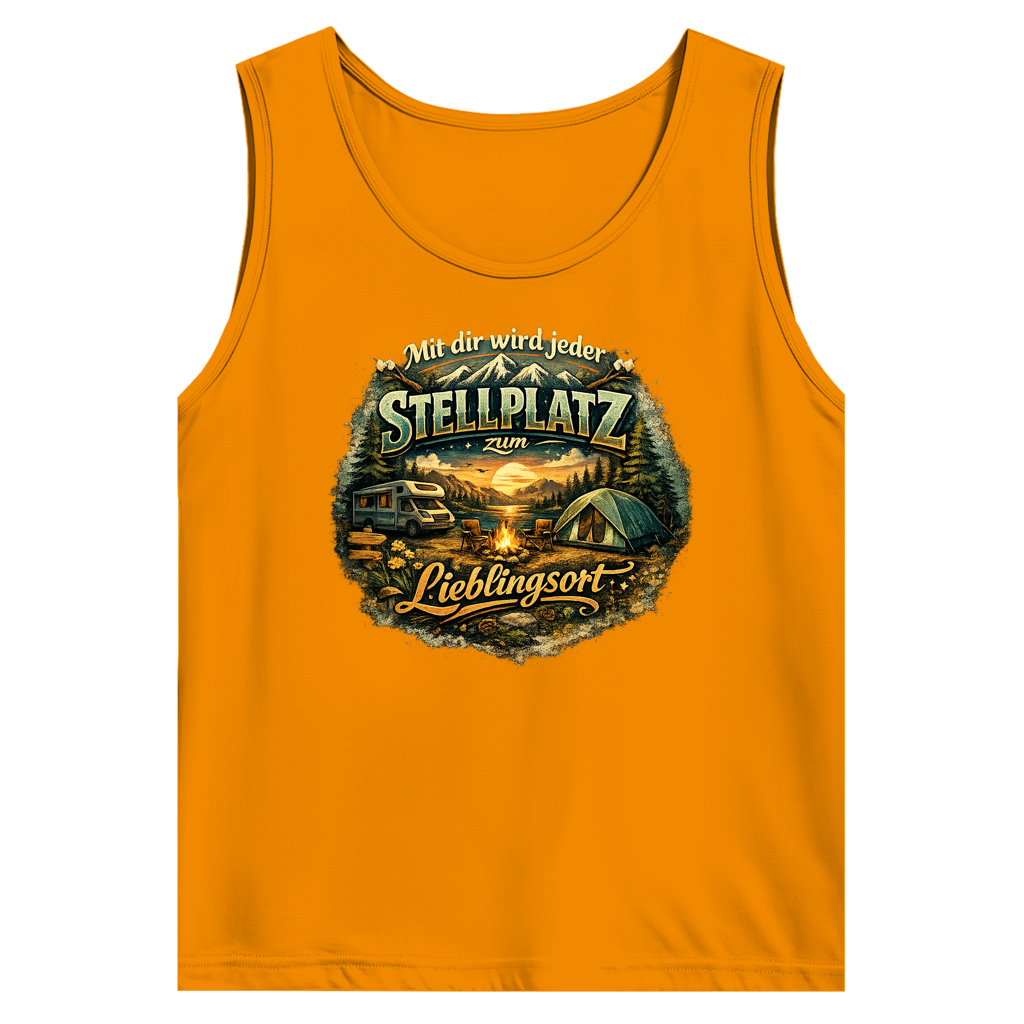 Herren Basic Tank Top Mit dir wird jeder Stellplatz zum Lieblingsort