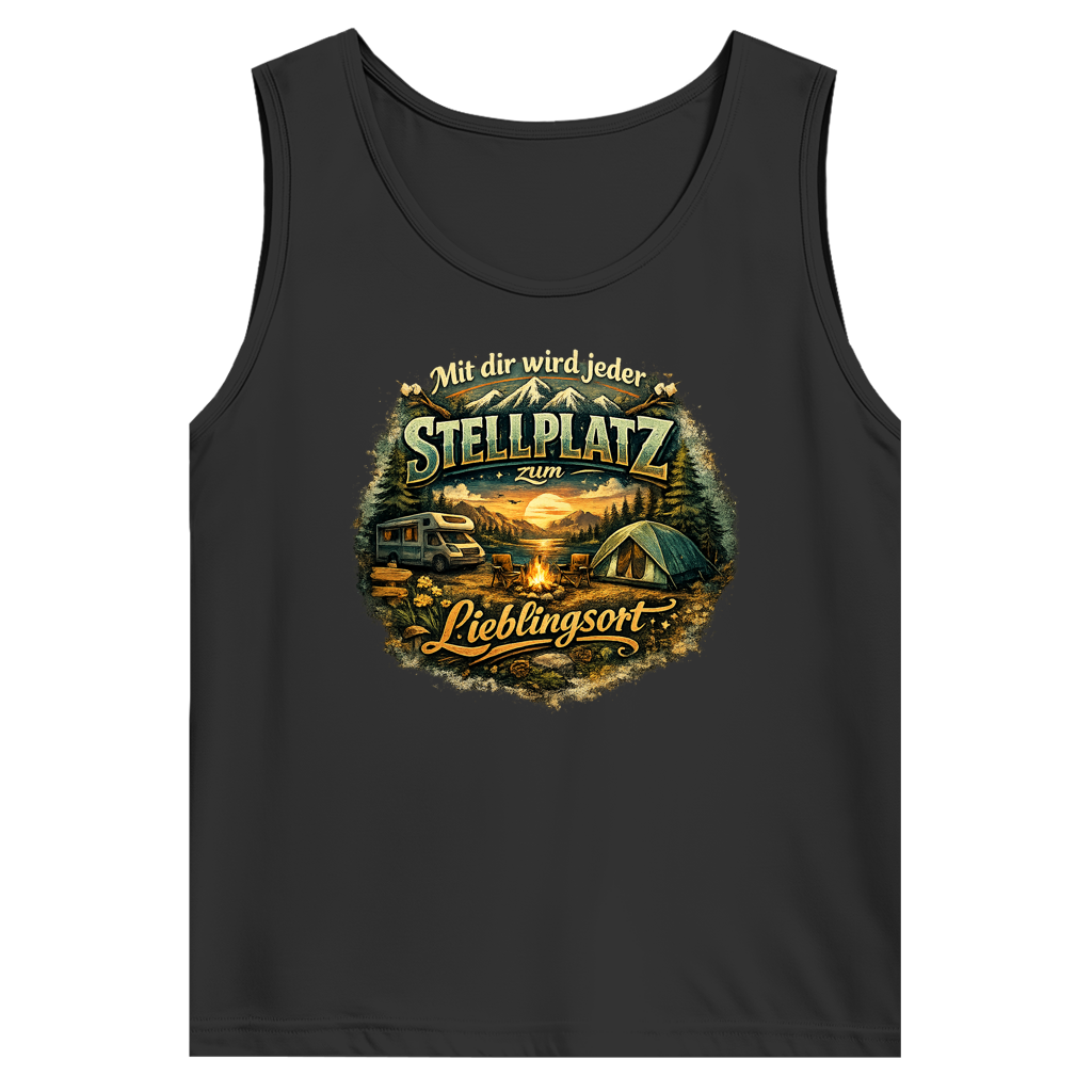 Herren Basic Tank Top Mit dir wird jeder Stellplatz zum Lieblingsort