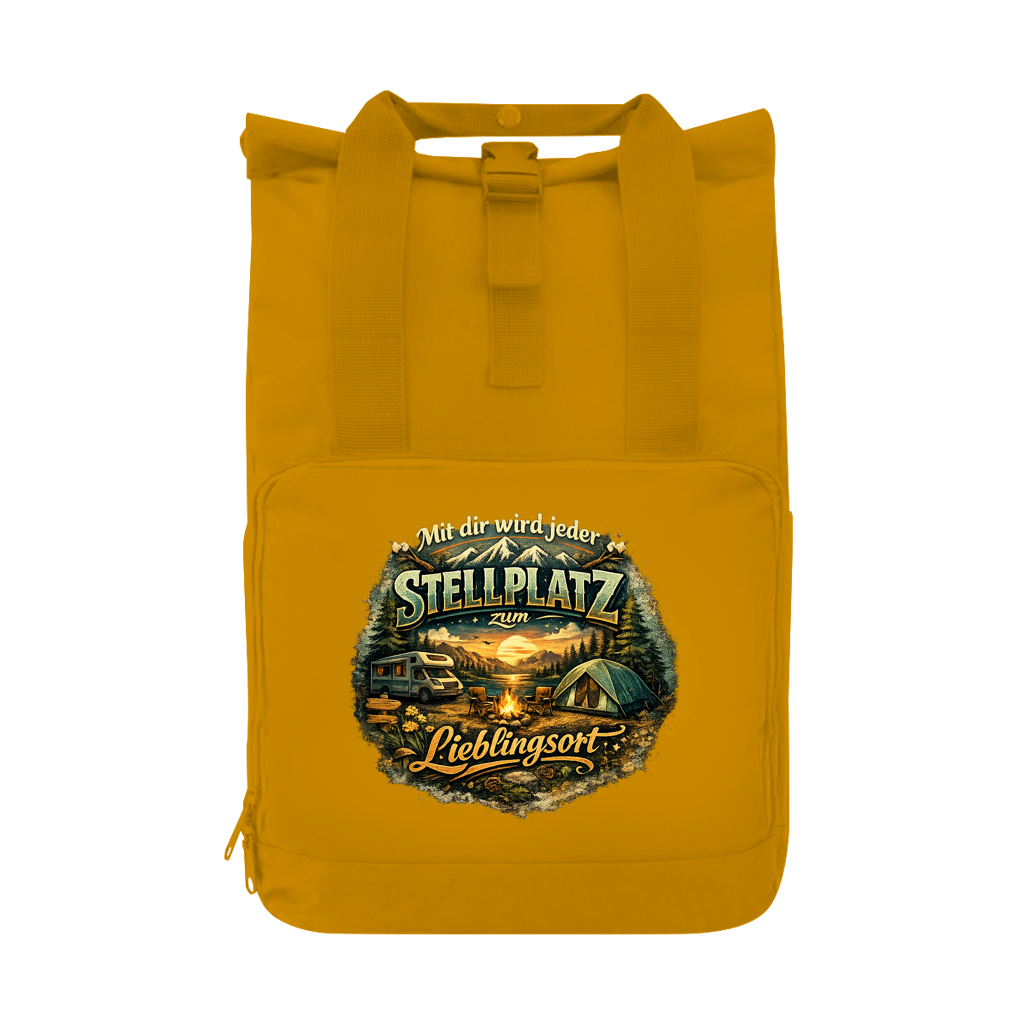 Camper-Rolltop-Rucksack – Mit dir wird jeder Stellplatz zum Lieblingsort