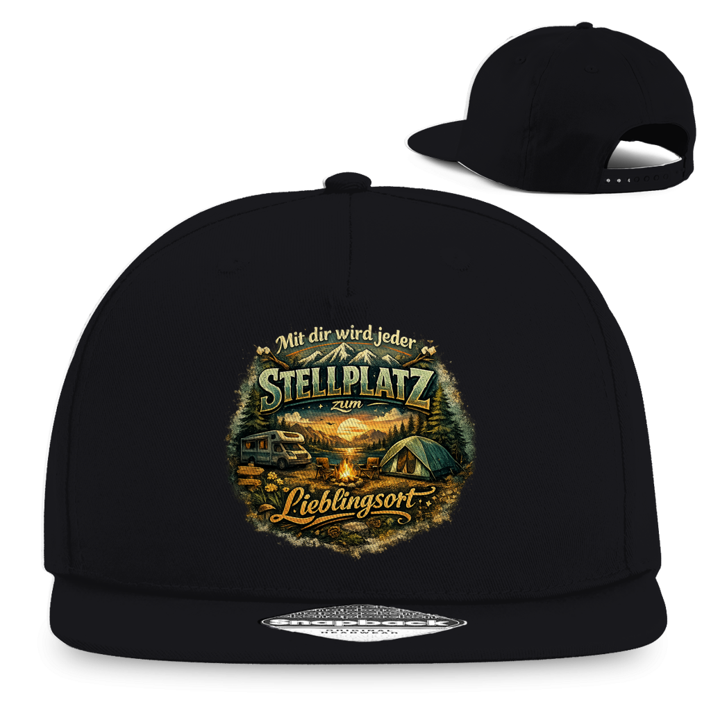 Snapback Rapper Cap Mit dir wird jeder Stellplatz zum Lieblingsort