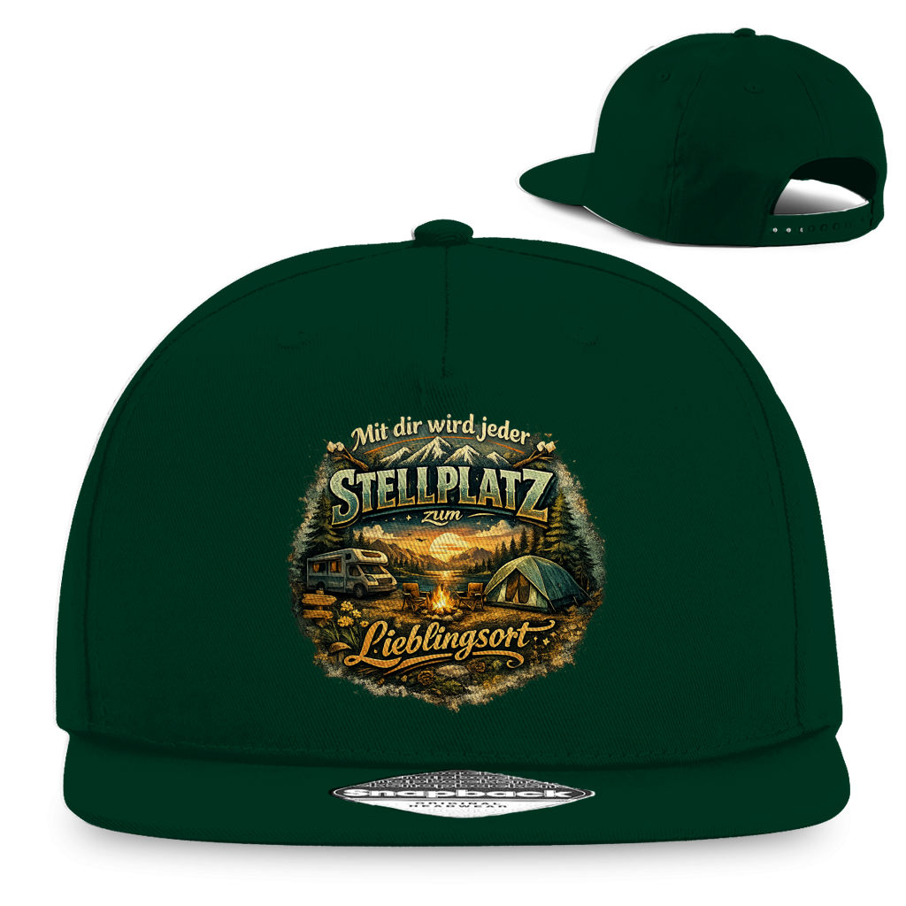 Snapback Rapper Cap Mit dir wird jeder Stellplatz zum Lieblingsort