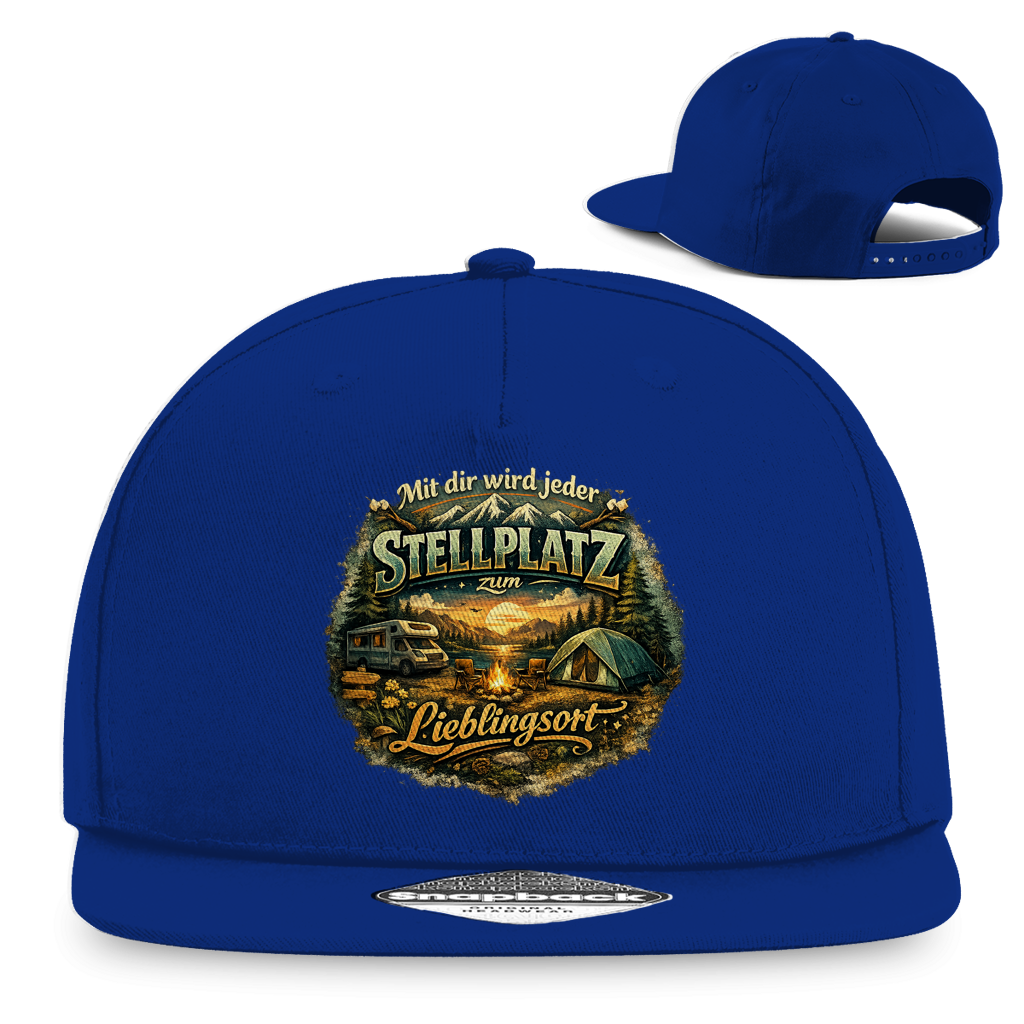 Snapback Rapper Cap Mit dir wird jeder Stellplatz zum Lieblingsort