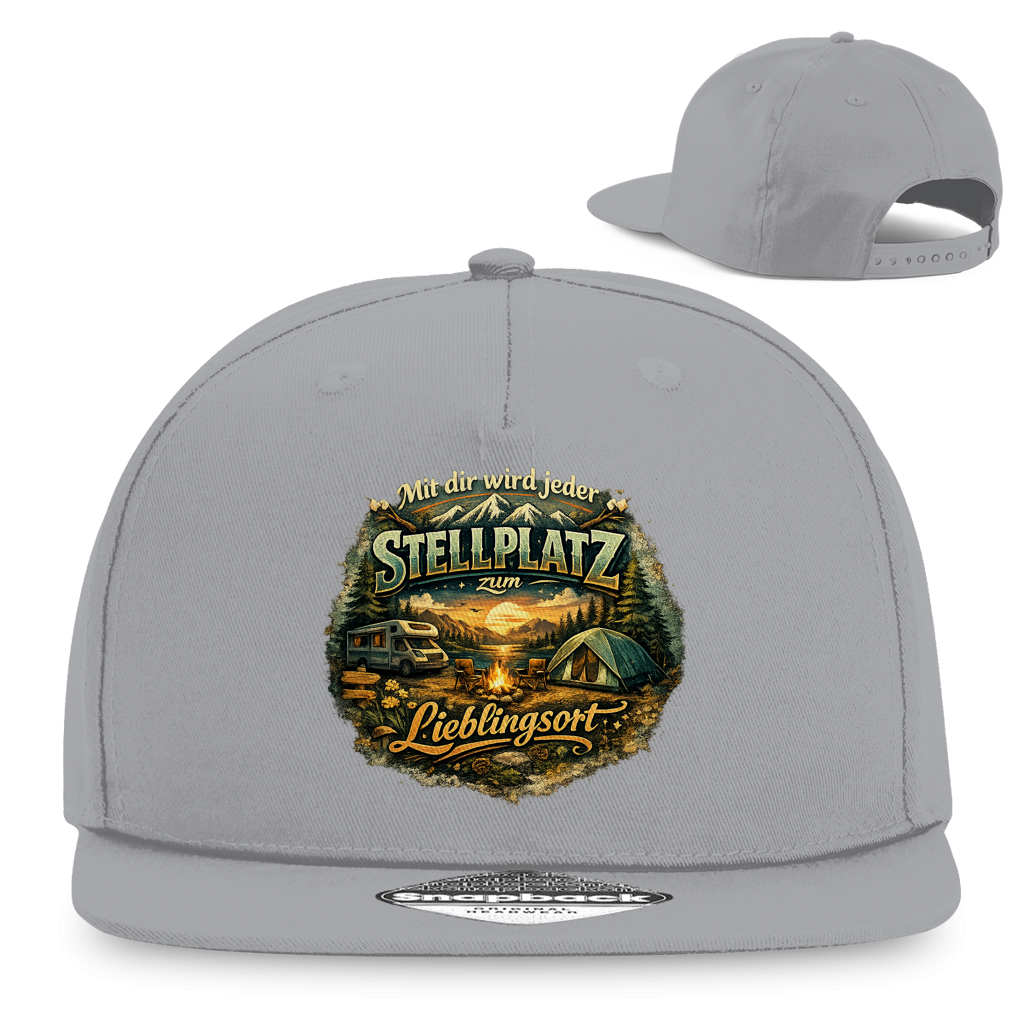 Snapback Rapper Cap Mit dir wird jeder Stellplatz zum Lieblingsort