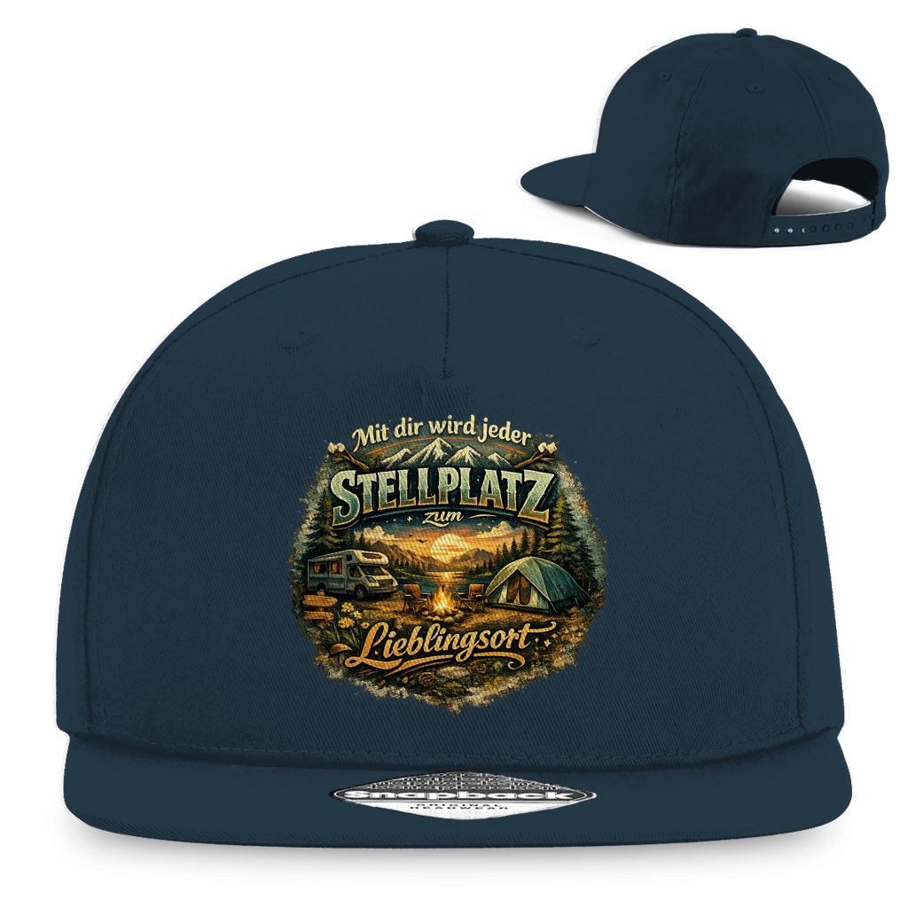 Snapback Rapper Cap Mit dir wird jeder Stellplatz zum Lieblingsort