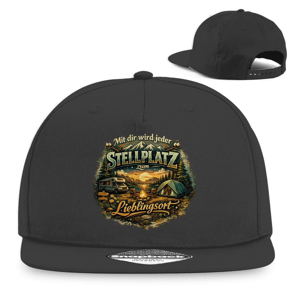 Snapback Rapper Cap Mit dir wird jeder Stellplatz zum Lieblingsort