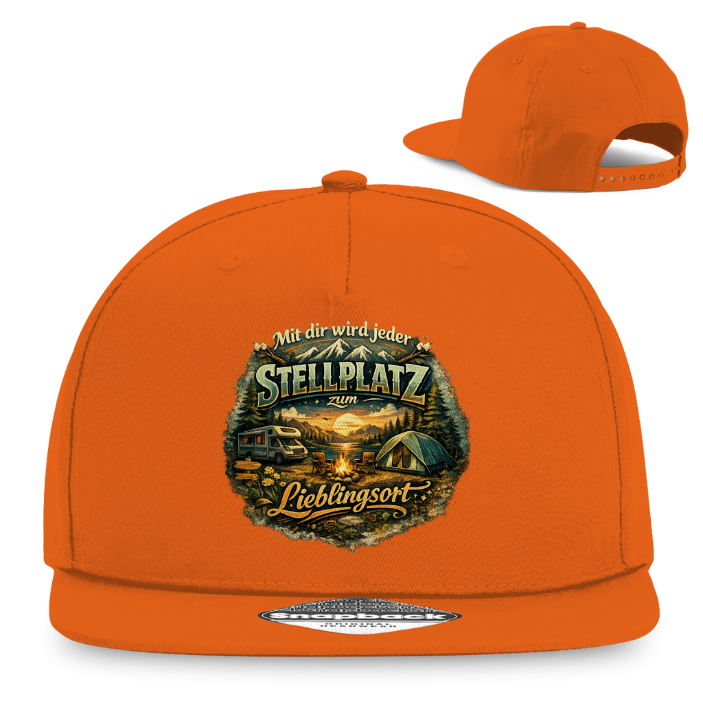 Snapback Rapper Cap Mit dir wird jeder Stellplatz zum Lieblingsort
