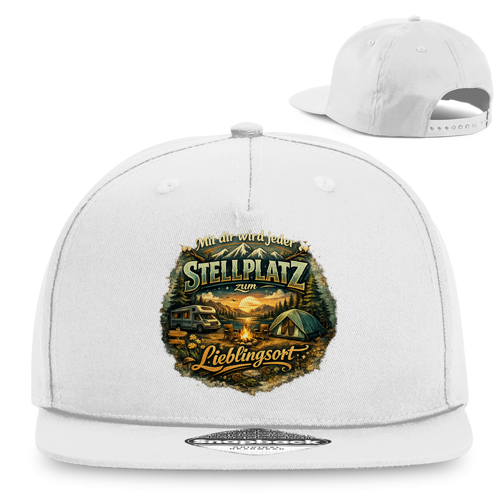 Snapback Rapper Cap Mit dir wird jeder Stellplatz zum Lieblingsort
