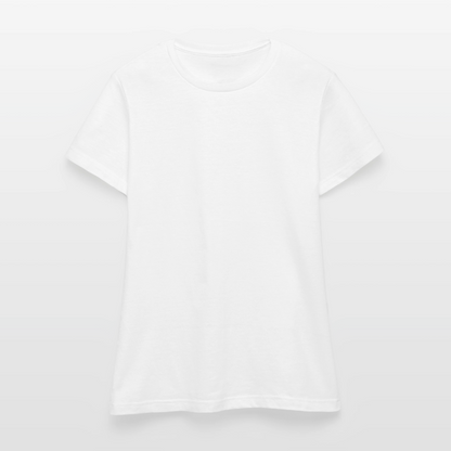 Damen T-Shirt Baumwolle – bequemes Basic Shirt für Alltag & Freizeit | leicht figurbetont | Wortmelodie Moments - Weiß