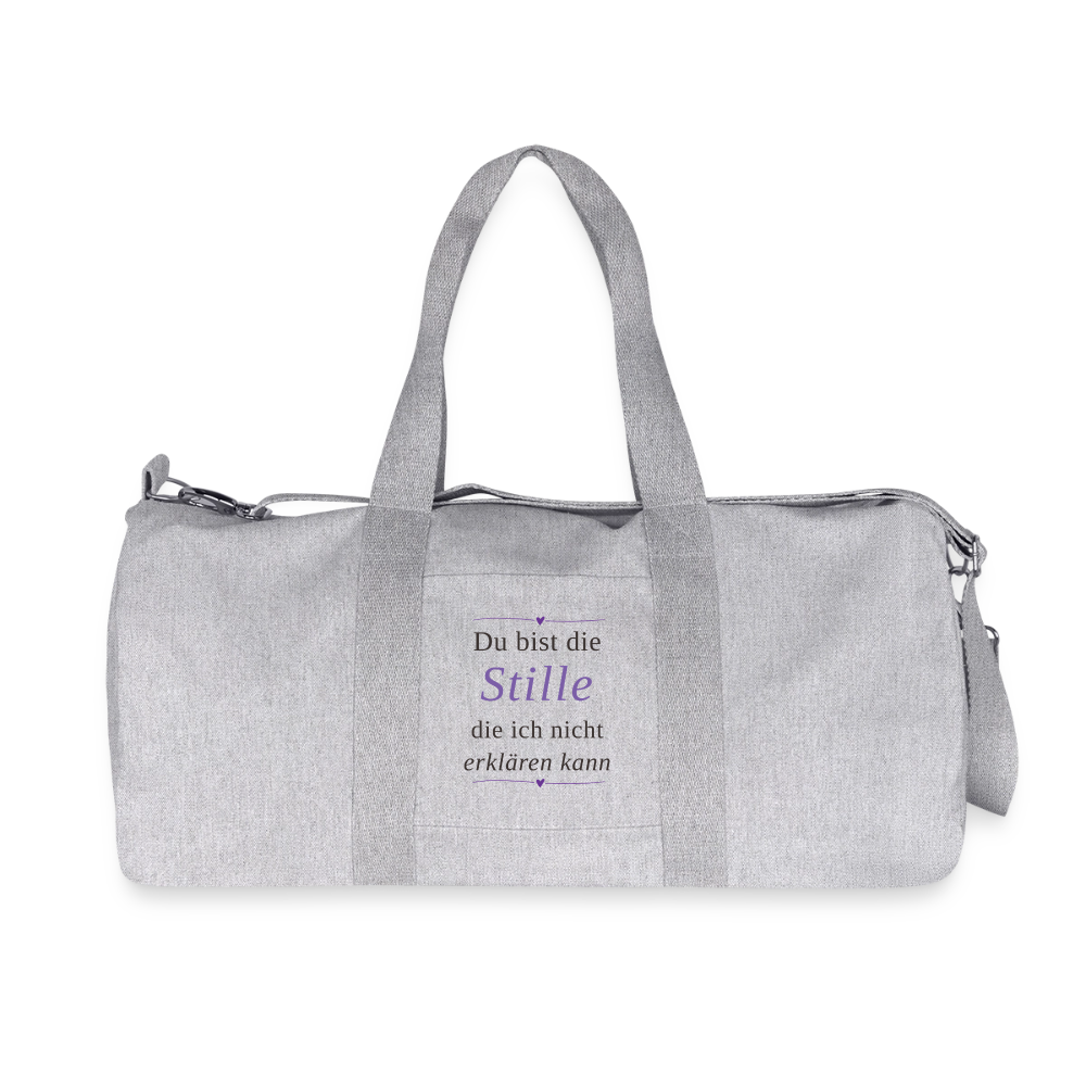 Recycelte Canvas-Sporttasche von Stanley/Stella - Grau meliert