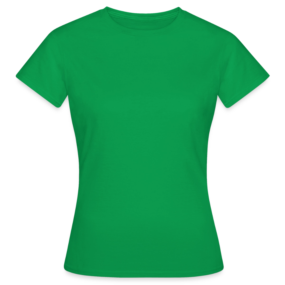 Damen T-Shirt Baumwolle – bequemes Basic Shirt für Alltag & Freizeit | leicht figurbetont | Wortmelodie Moments - Kelly Green