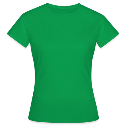 Damen T-Shirt Baumwolle – bequemes Basic Shirt für Alltag & Freizeit | leicht figurbetont | Wortmelodie Moments - Kelly Green