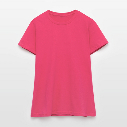 Damen T-Shirt Baumwolle – bequemes Basic Shirt für Alltag & Freizeit | leicht figurbetont | Wortmelodie Moments - Azalea
