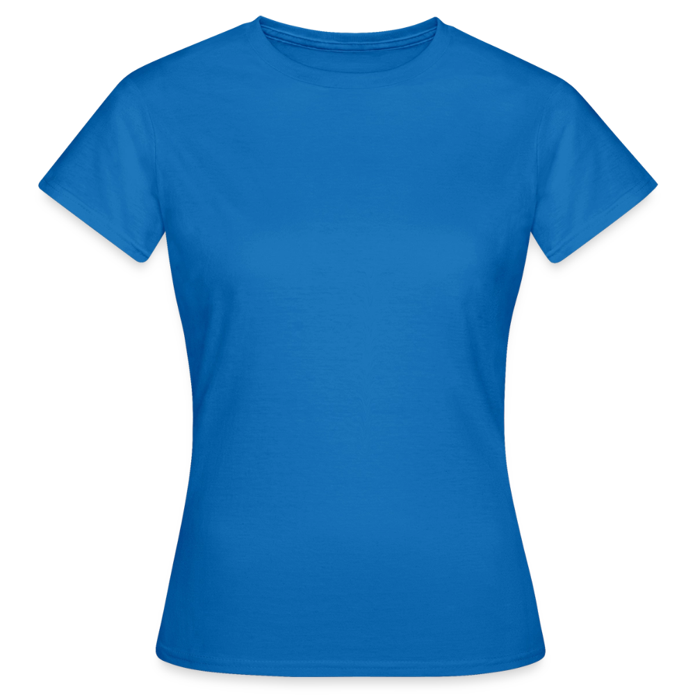 Damen T-Shirt Baumwolle – bequemes Basic Shirt für Alltag & Freizeit | leicht figurbetont | Wortmelodie Moments - Royalblau