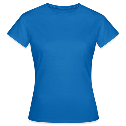Damen T-Shirt Baumwolle – bequemes Basic Shirt für Alltag & Freizeit | leicht figurbetont | Wortmelodie Moments - Royalblau