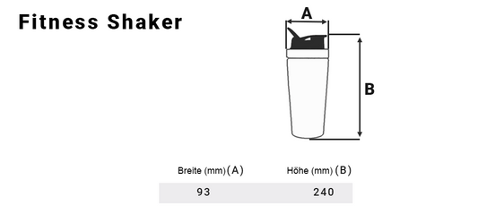 Fitness Shaker "Besonderer Tag" | Edelstahl-Begleiter für dein Training